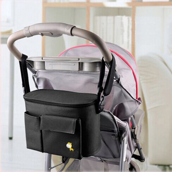 Baby Hanging Basket Stroller Bag Mummy Stroller Travel Nappy Bags Water Bottle Diaper Storage Nursing Bag Stroller Accessories