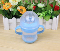 Baby Child Leak-proof Drinking Cup Silica Gel Training Cup with Handle Baby Duckbill Milk Sippy Cup Learn Drinking