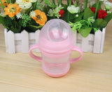 Baby Child Leak-proof Drinking Cup Silica Gel Training Cup with Handle Baby Duckbill Milk Sippy Cup Learn Drinking