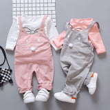 baby girls clothes sets fashion suit T-shirt + pants suit baby girls outside wear  sports suit clothing sets