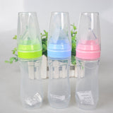 Baby Silicone Care Feeding Bottle Kids Spoon Rice Paste Feeding 120ml Bottle