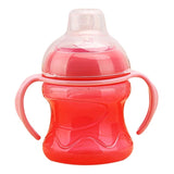 200ml Cute Newborn Baby Cup Children Learn Feeding Drinking Water Straw Handle Bottle Training Cup Baby Feeding Cup