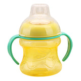 200ml Cute Newborn Baby Cup Children Learn Feeding Drinking Water Straw Handle Bottle Training Cup Baby Feeding Cup