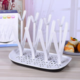 Baby Bottle Drying Rack 4 Colors Baby Feeding Bottles Cleaning Drying Rack Storage Nipple Shelf Baby Pacifier Feeding Cup Holder