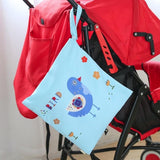Reusable Baby Stroller Storage Hanging Bag Waterproof Cloth Diaper Bags Wet Dry Handle Nappy Wetbags Baby Stroller Accessories