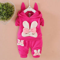 Baby girls clothes sets outfits hooded sweatshirt sets
