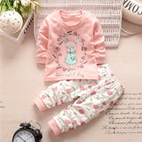 Baby Boy Clothes Cotton Baby Girl T-shirt+Pants Infant Clothes 2pcs Suit