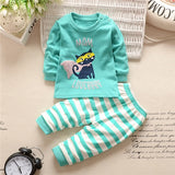 Baby Boy Clothes Cotton Baby Girl T-shirt+Pants Infant Clothes 2pcs Suit
