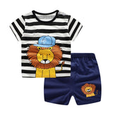 Baby Boy Clothes Cotton Baby Girl T-shirt+Pants Infant Clothes 2pcs Suit