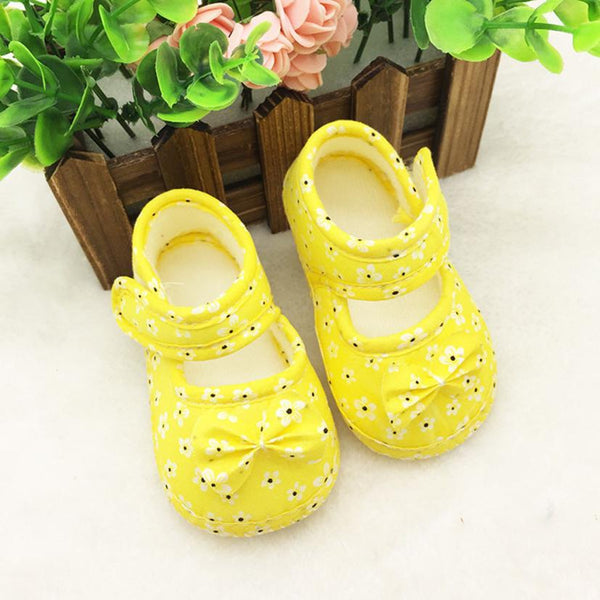 Baby Shoes Canvas Girl Boy Soft Sneaker Kids Flowers Printed  Newborn Cloth Shoes Colorful comfortable  baby shoes