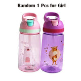 450ML My Kids Water Feeding Bottle Children Cartoon Rabbit Drinkware Tea Coffee Milk Sweet Bottle Kid Birthday Cute Gifts