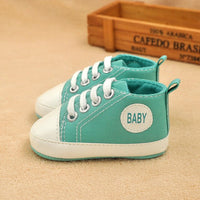 First Walkers 11~12.5cm Baby Fashion Children Candy Shoes Child Sneakers Baby Boys&girls Canvas Sports Shoes