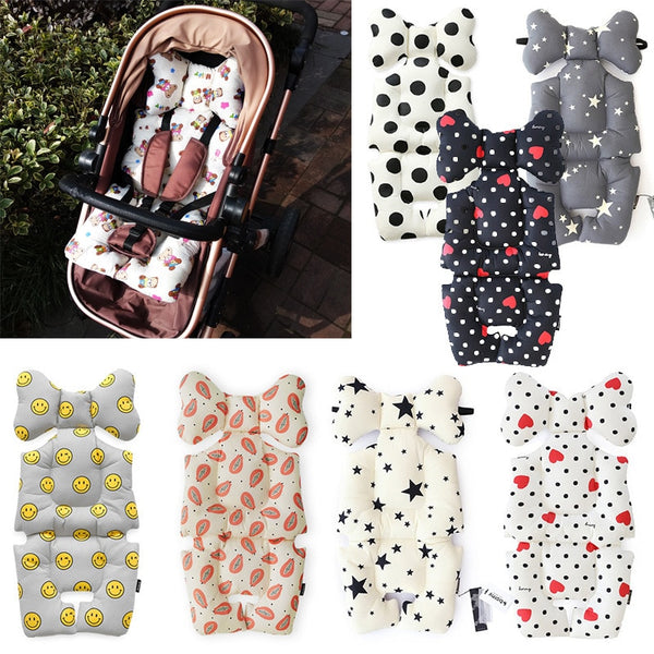 Baby Stroller Seat Pad Four Seasons Soft Seat Cushion Child Cart Mattress Mat Kids Carriage Liner Accessories Coussin Poussette