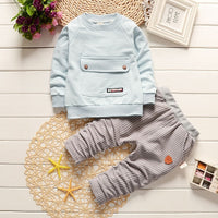 Spring Baby Boys Clothing Sets Toddler Boy clothes Tops+ Pants Sports Suits