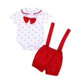 2019 Hot Sale 2PCS Baby Infant Boys Short Sleeve Romper Clothes  Toddler Pants Set Outfits Dropshipping Baby Clothes