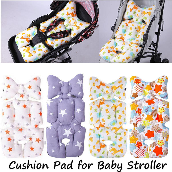 Baby stroller Cotton Cushion Seat Cover Mat Breathable Soft Car Pad Pushchair Urine Pad Liner Cartoon Star Mattress Baby Cart