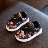 Cute Flower Baby Girls Shoes Comfortable Leather Kids Sneakers For Girl Toddler Newborn Shoes Soft Bottom First Walker