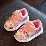 Cute Flower Baby Girls Shoes Comfortable Leather Kids Sneakers For Girl Toddler Newborn Shoes Soft Bottom First Walker