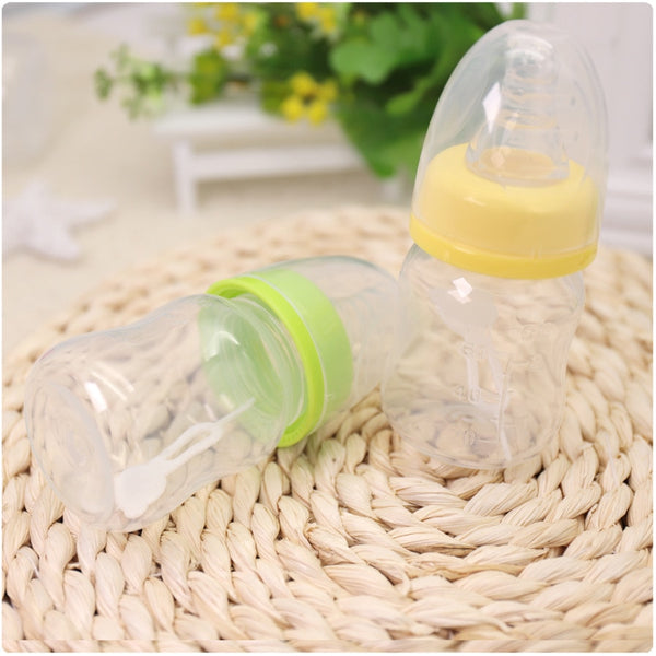 60ML Baby Mini Portable Feeding Bottle BPA Free Safe Infant Newborn Kids Nursing Care Feeder Fruit Juice Milk Water Bottle