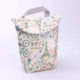 Fashion Multifunctional Baby Diaper Stroller Travel Nappy Bag Organizer Reusable Waterproof Prints Wet/Dry Bag Mummy Storage Bag